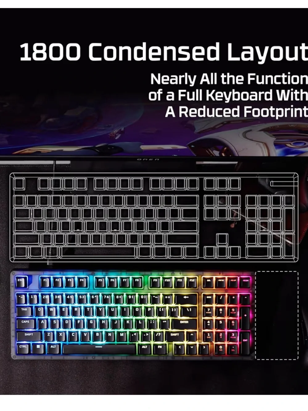 HyperX Origins 2 1800 Gaming Mechanical Keyboard